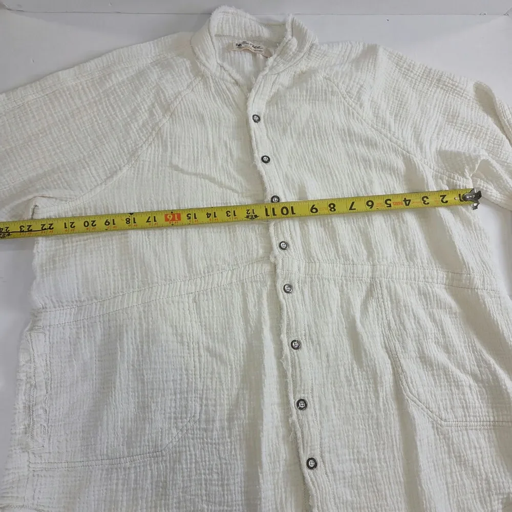 We The Free Summer Day Dream White Lightweight Top Medium - Picture 2 of 7